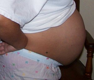 Mario insisted I take this one with my shirt up for 'a better reaction' LOL. You can totally see my undies through my shorts!