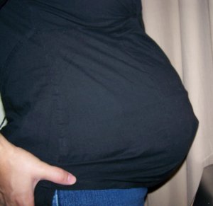 See what I mean about it looking much lower? Kind of a crappy picture since I used the timer and tripod and I've yet to manage to use it correctly.