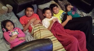 Wind-down time with the kiddos