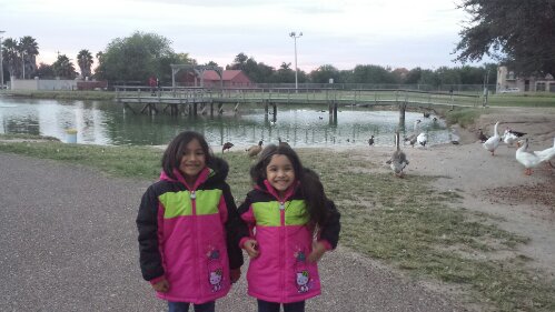 The girls during the Brownie troop meeting