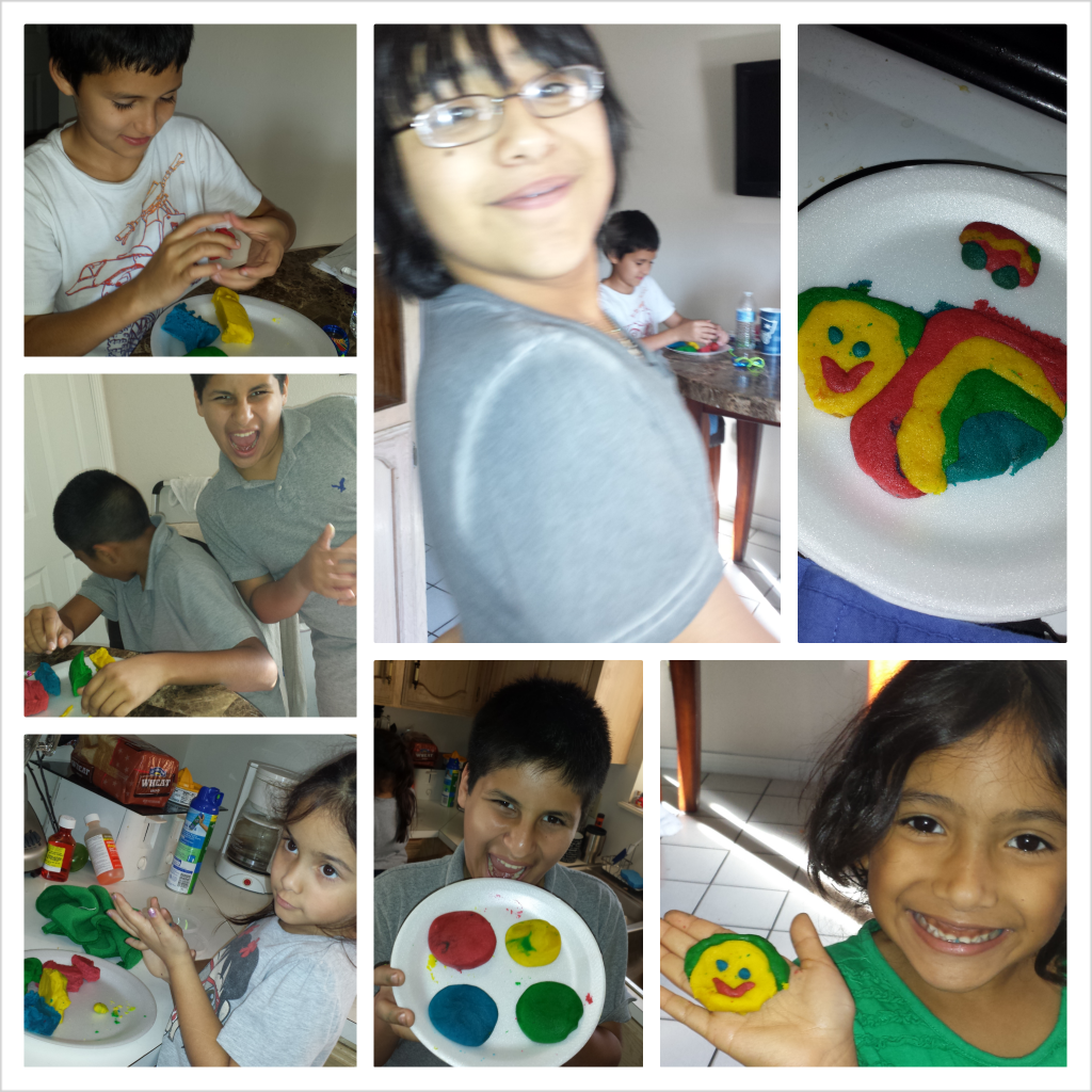 Making good use of fundraiser cookie dough!