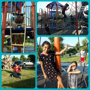 Splash park fun!