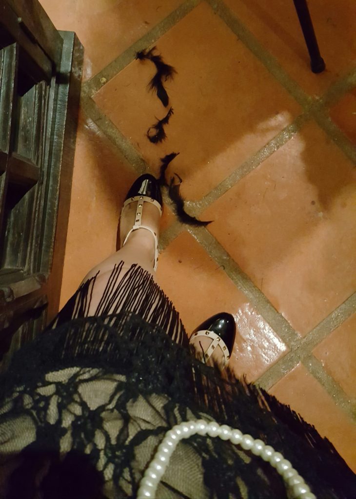 My plummage and fringe!