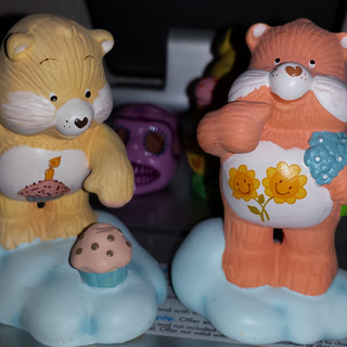 Vintage Birthday & Friend Bear ceramics