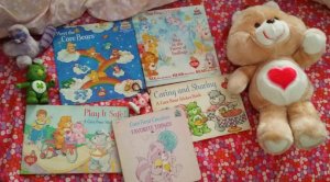 Lot of Books and Tenderheart and Brightheart Clippit