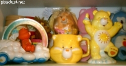 Cheer on rainbow roller, Funshine mug, UK McDonald's Friend Bear, Funshine ceramic