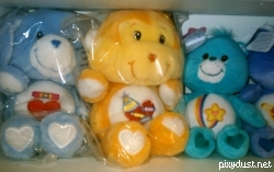 New 13in. cousins & Thanks-a-lot-bear