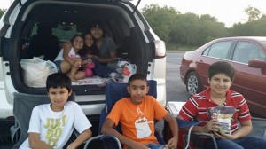 Our kiddos at Wes-Mer Drive-In