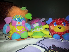 Indian, Flower & Puffling Popples from France