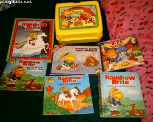 Vintage Lunch Box And Books