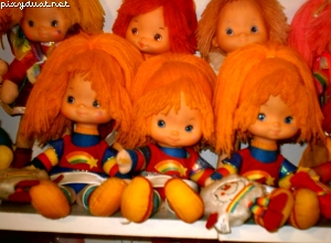 Rainbow Brite & Twink, Rainbow With Star Shoes & Red Body, Rainbow With Star Shoes & Twink