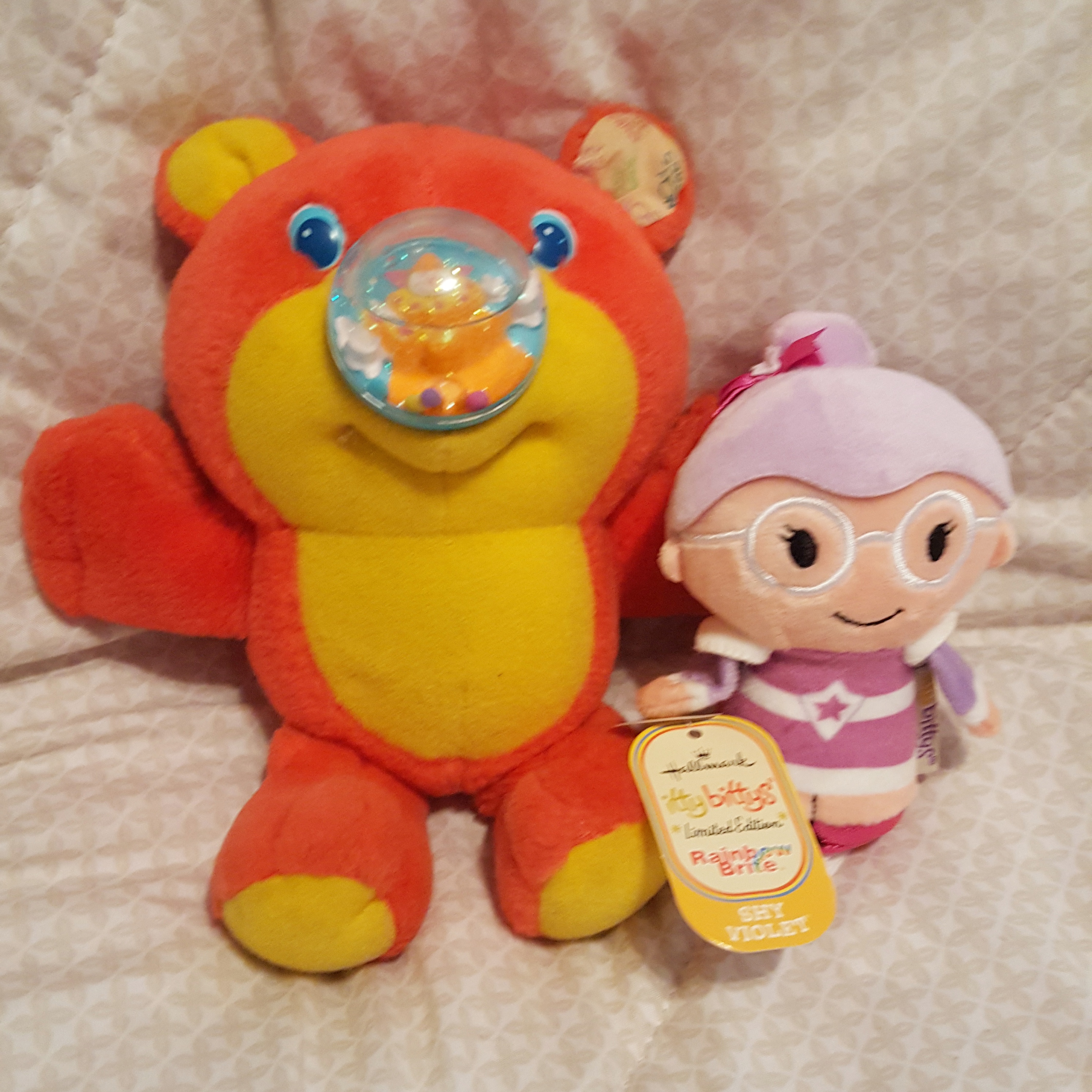 Shy Violet Itty Bitty & Chuckles Nosy Bear
