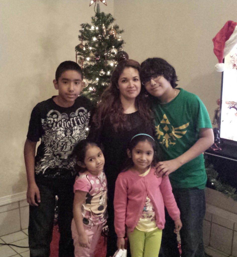With my kiddos!