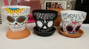 Dina's planter and the 1st 2 I'm selling :)