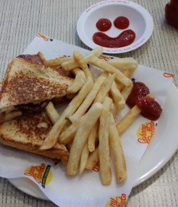 You can't be sad at Johnny Rockets! You just can't!