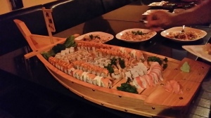 Sushi boat at Kohnami!