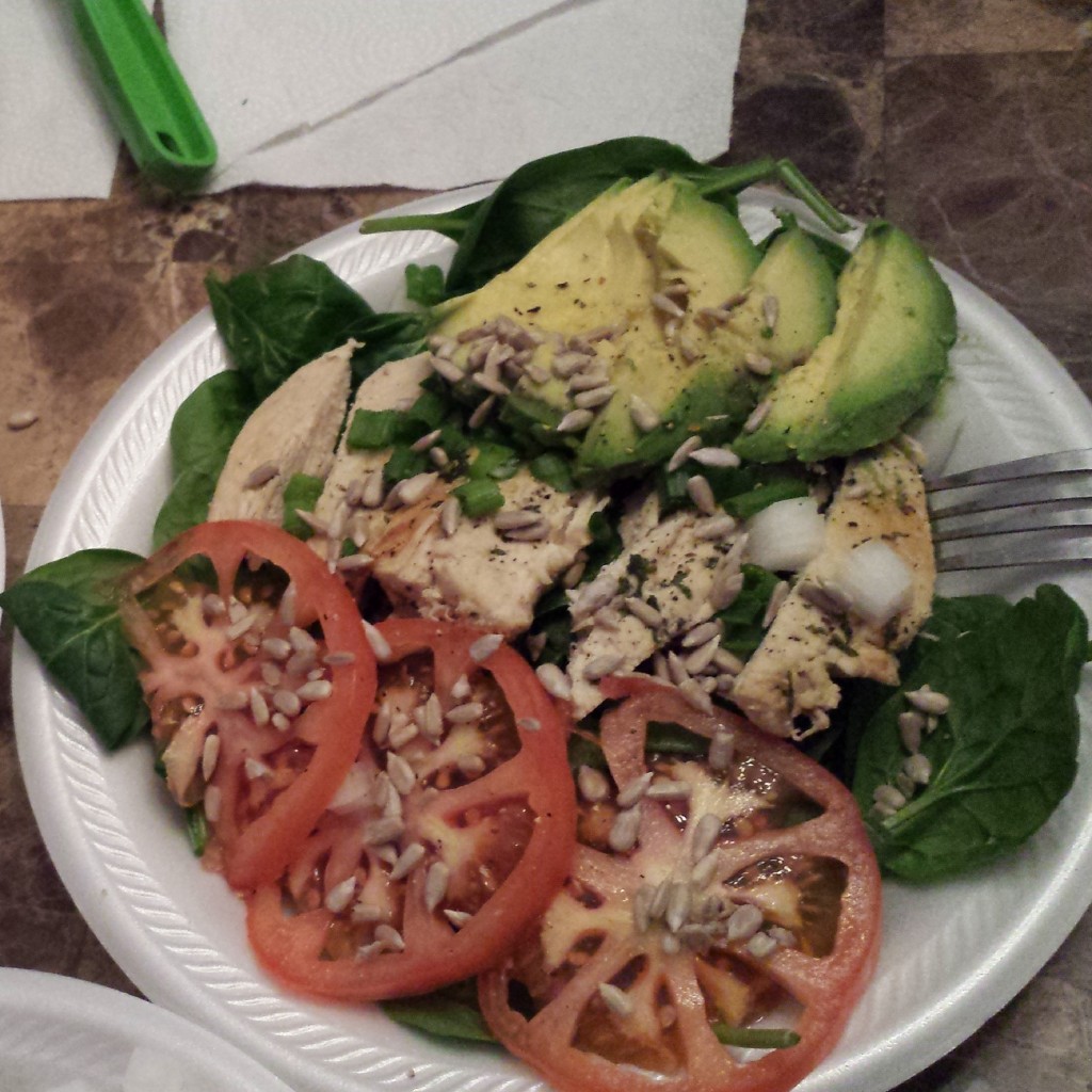 Grilled chicken salad