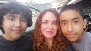 With my big boys!