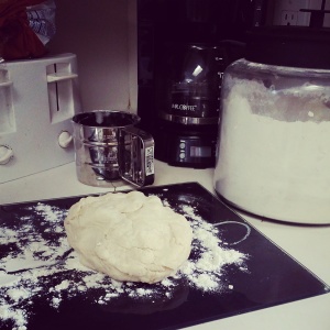 Homemade biscuits in the making!