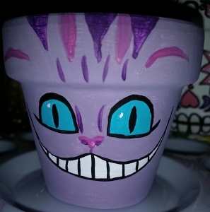 Cheshire Cat mini pot