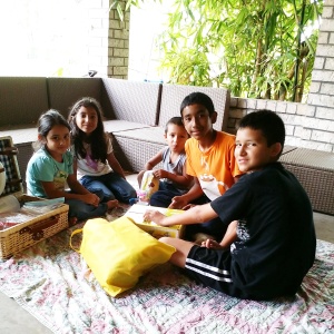 Porch picnic!