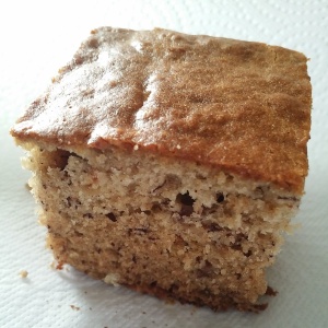 Homemade banana bread.