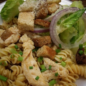 Tuscan Chicken and Caesar Salad