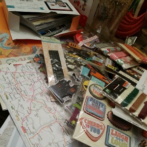 Scrapbooking supplies