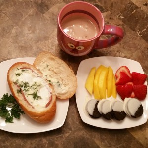 Breakfast made by my love and the girls!