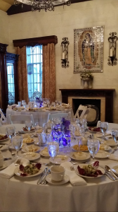 The finished set-up at Quinta Mazatlan