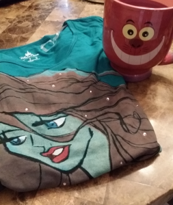 Cheshire cat cup and Ariel blouse!