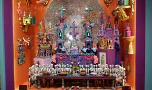 A beautiful Mexican art curio display
